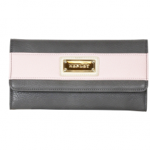 Henley Ladies Mara Purse - Grey/Pink Cream